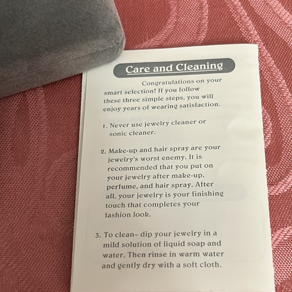 Nolan Miller Faux Gray Pearl Crystal Earrings - Picture 5 of 8